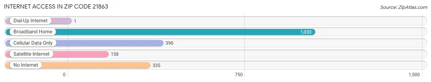 Internet Access in Zip Code 21863