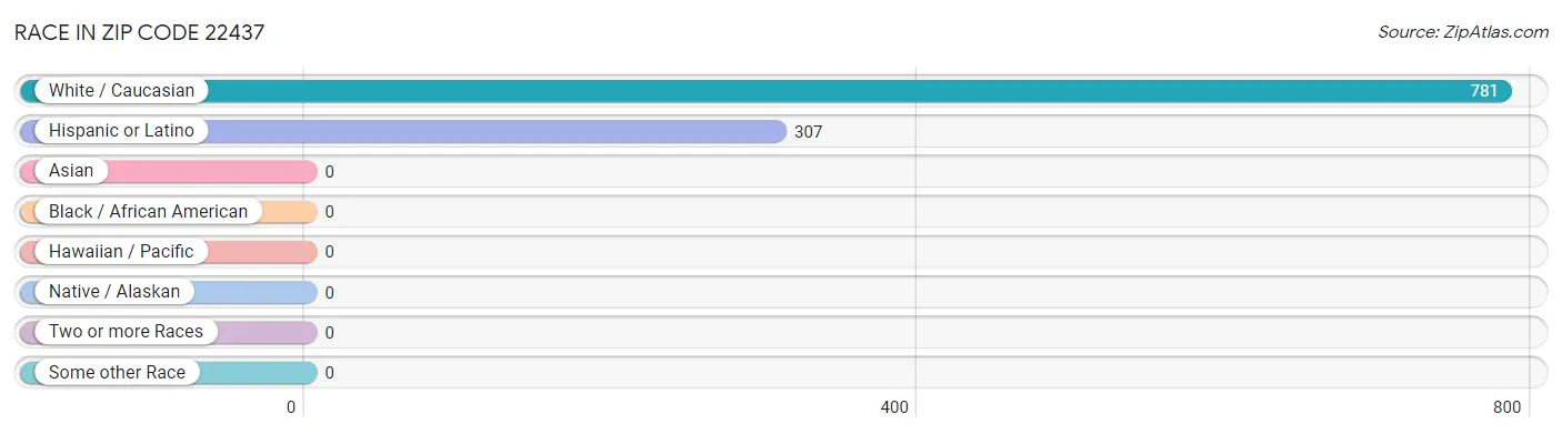 Race in Zip Code 22437