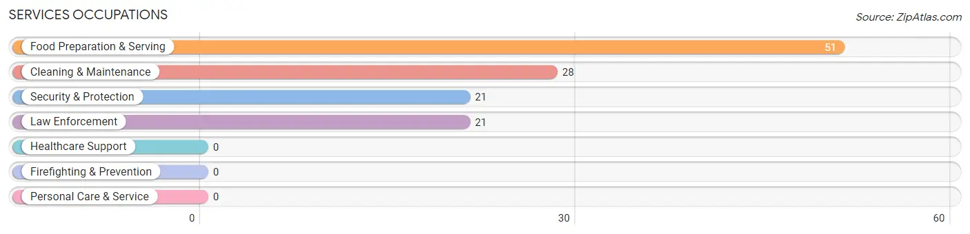 Services Occupations in Zip Code 22832