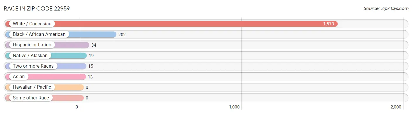 Race in Zip Code 22959