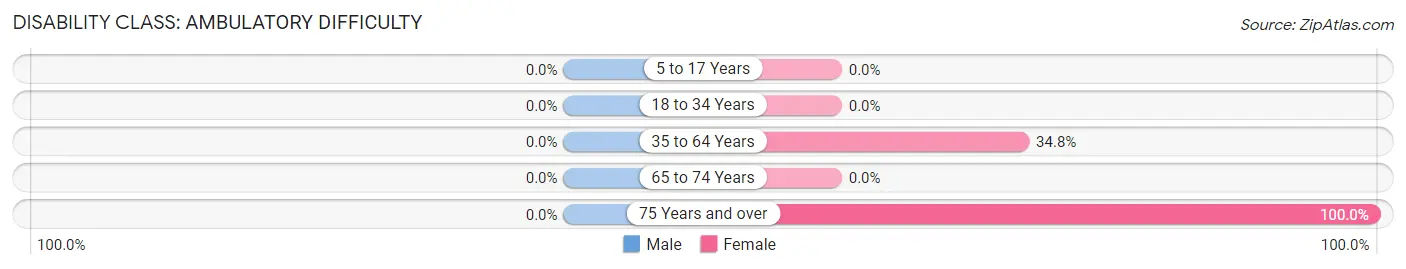 Disability in Zip Code 22976: <span>Ambulatory Difficulty</span>