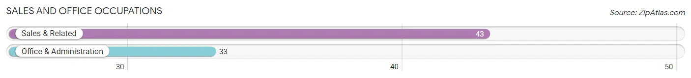 Sales and Office Occupations in Zip Code 23169