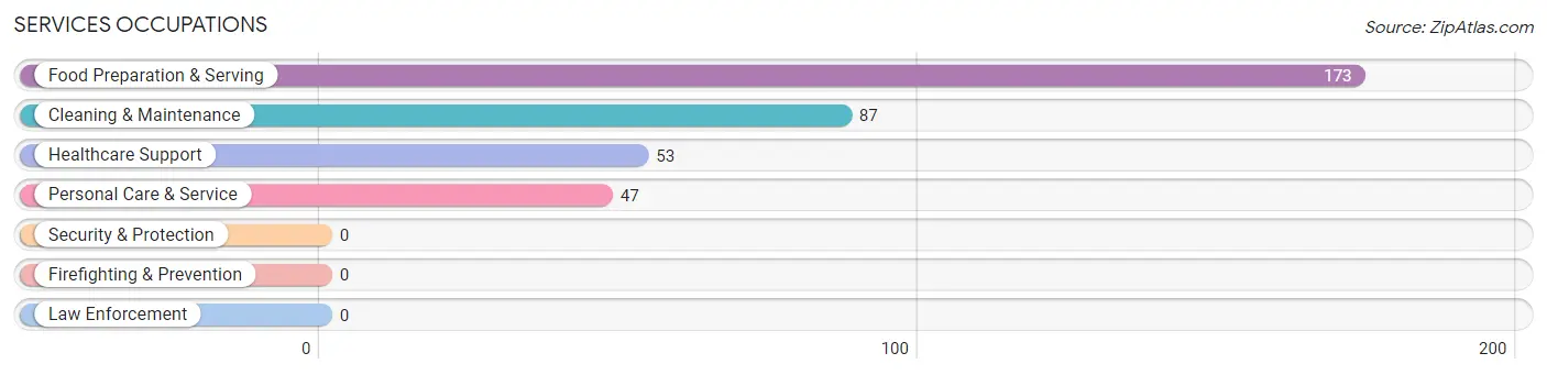 Services Occupations in Zip Code 24273