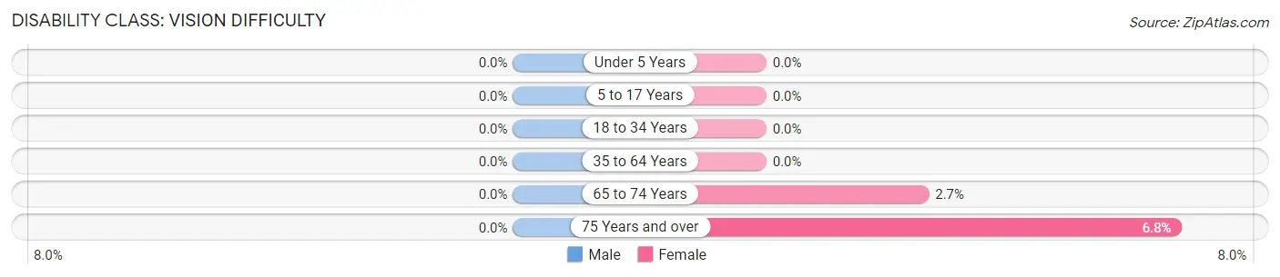 Disability in Zip Code 24381: <span>Vision Difficulty</span>