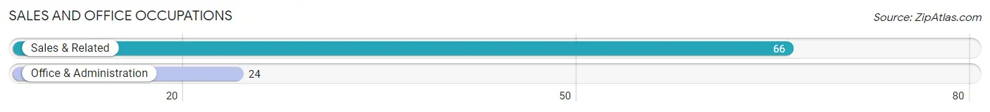 Sales and Office Occupations in Zip Code 24439