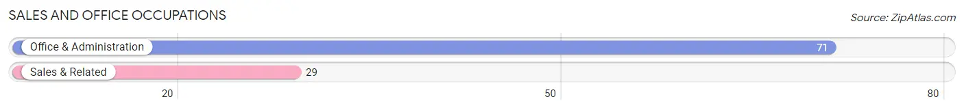 Sales and Office Occupations in Zip Code 24579