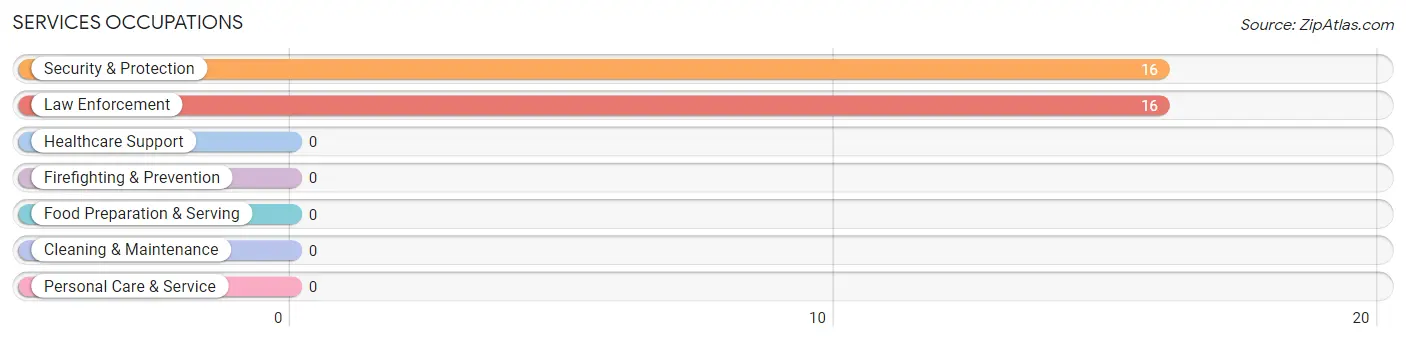 Services Occupations in Zip Code 24612