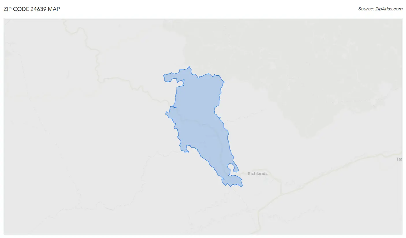 Zip Code 24639 Map