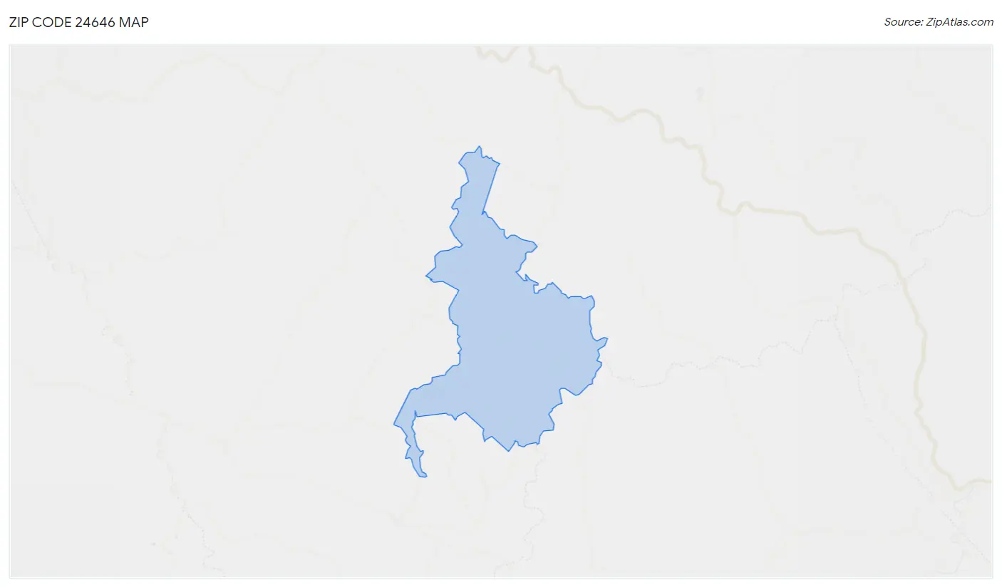 Zip Code 24646 Map