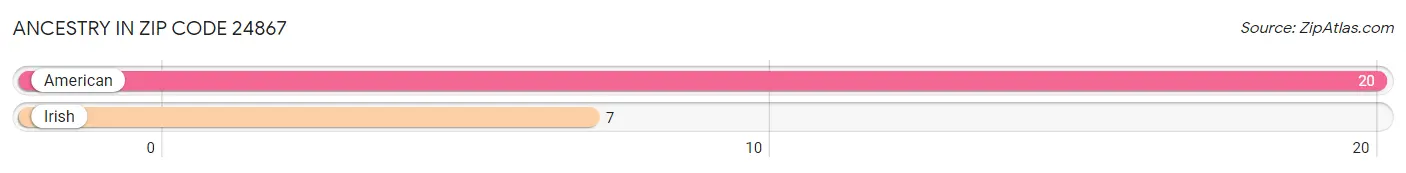 Ancestry in Zip Code 24867