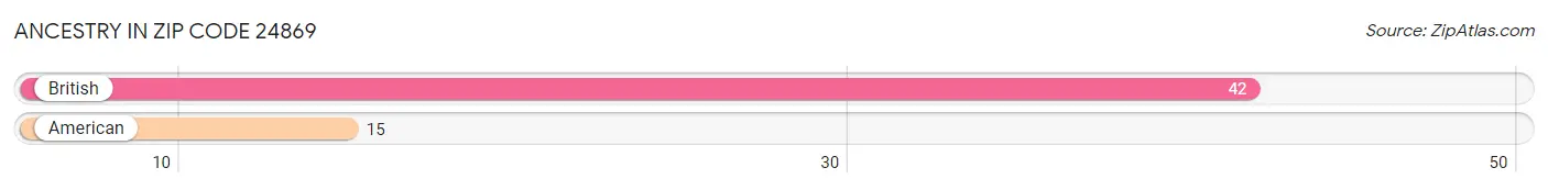 Ancestry in Zip Code 24869