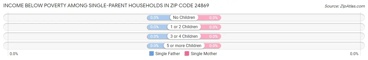 Income Below Poverty Among Single-Parent Households in Zip Code 24869