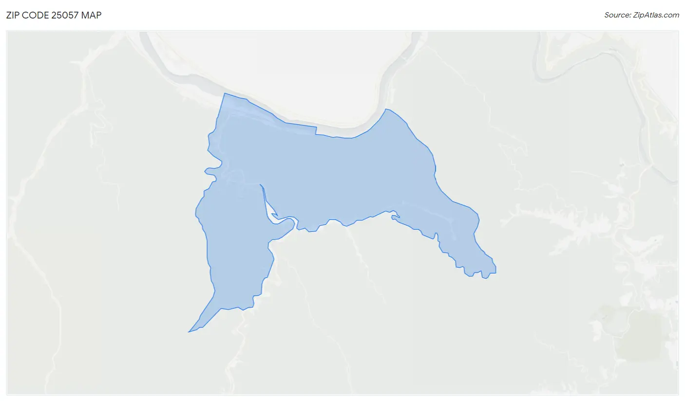 Zip Code 25057 Map