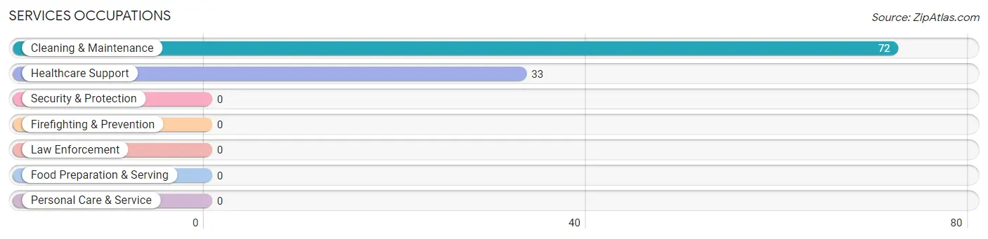 Services Occupations in Zip Code 25061