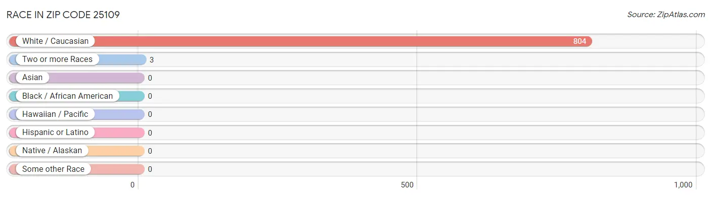 Race in Zip Code 25109