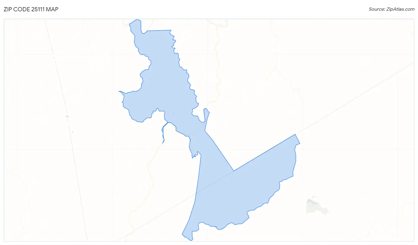 Zip Code 25111 Map