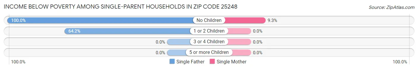 Income Below Poverty Among Single-Parent Households in Zip Code 25248