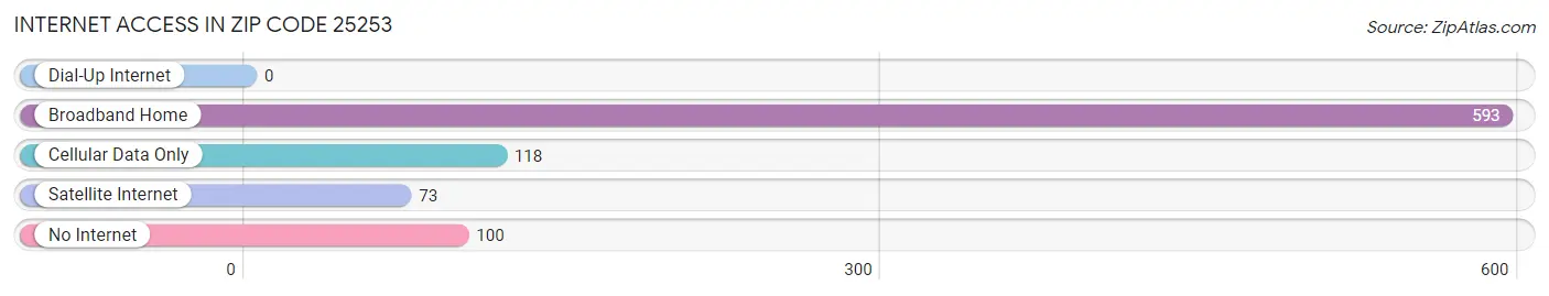 Internet Access in Zip Code 25253