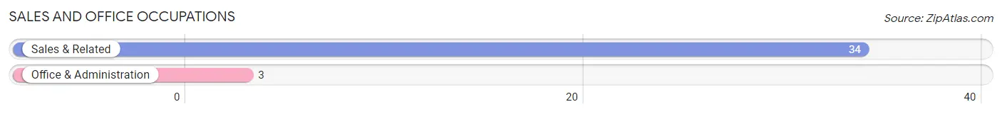 Sales and Office Occupations in Zip Code 25261