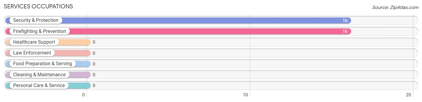 Services Occupations in Zip Code 25692