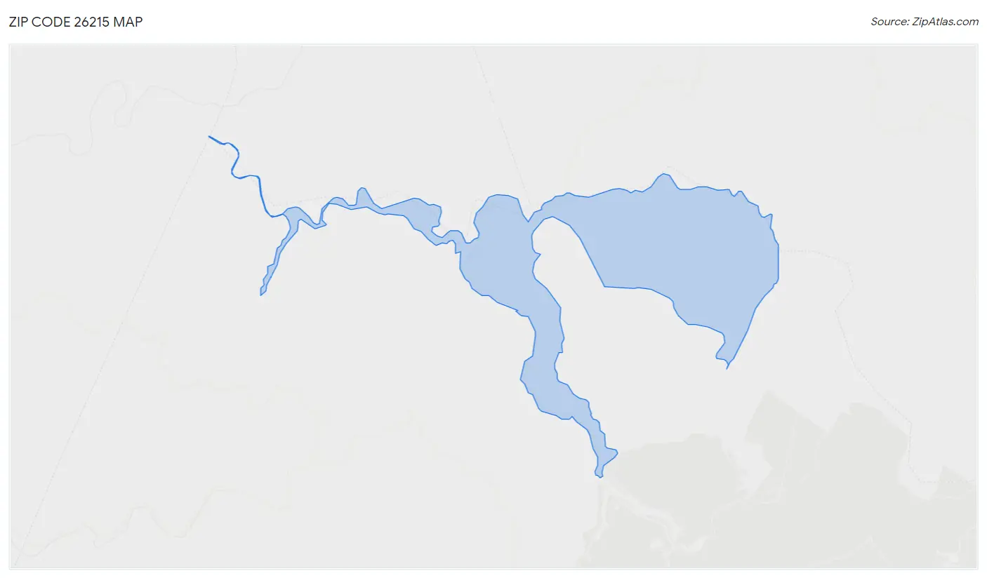 Zip Code 26215 Map