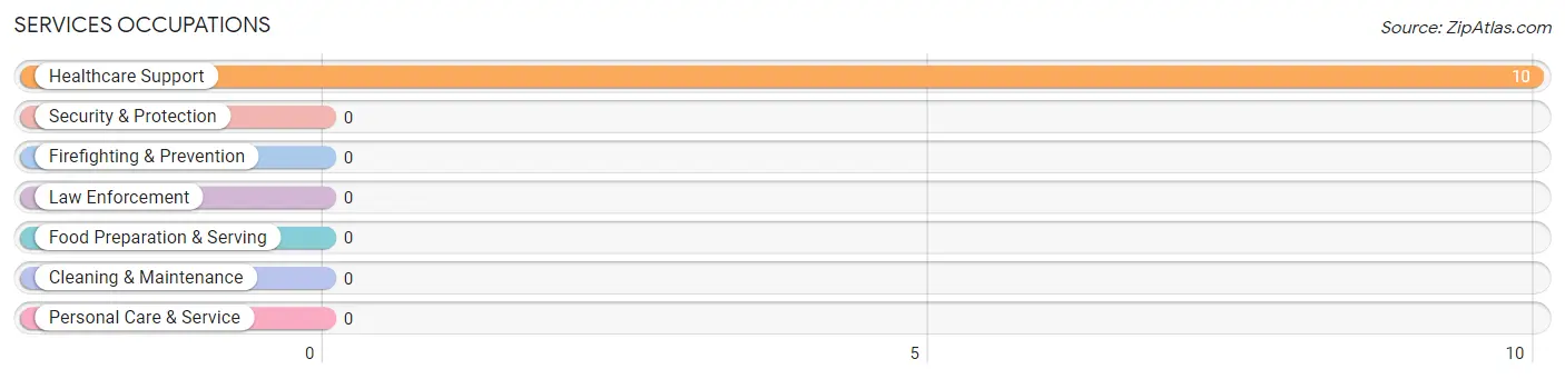 Services Occupations in Zip Code 26230