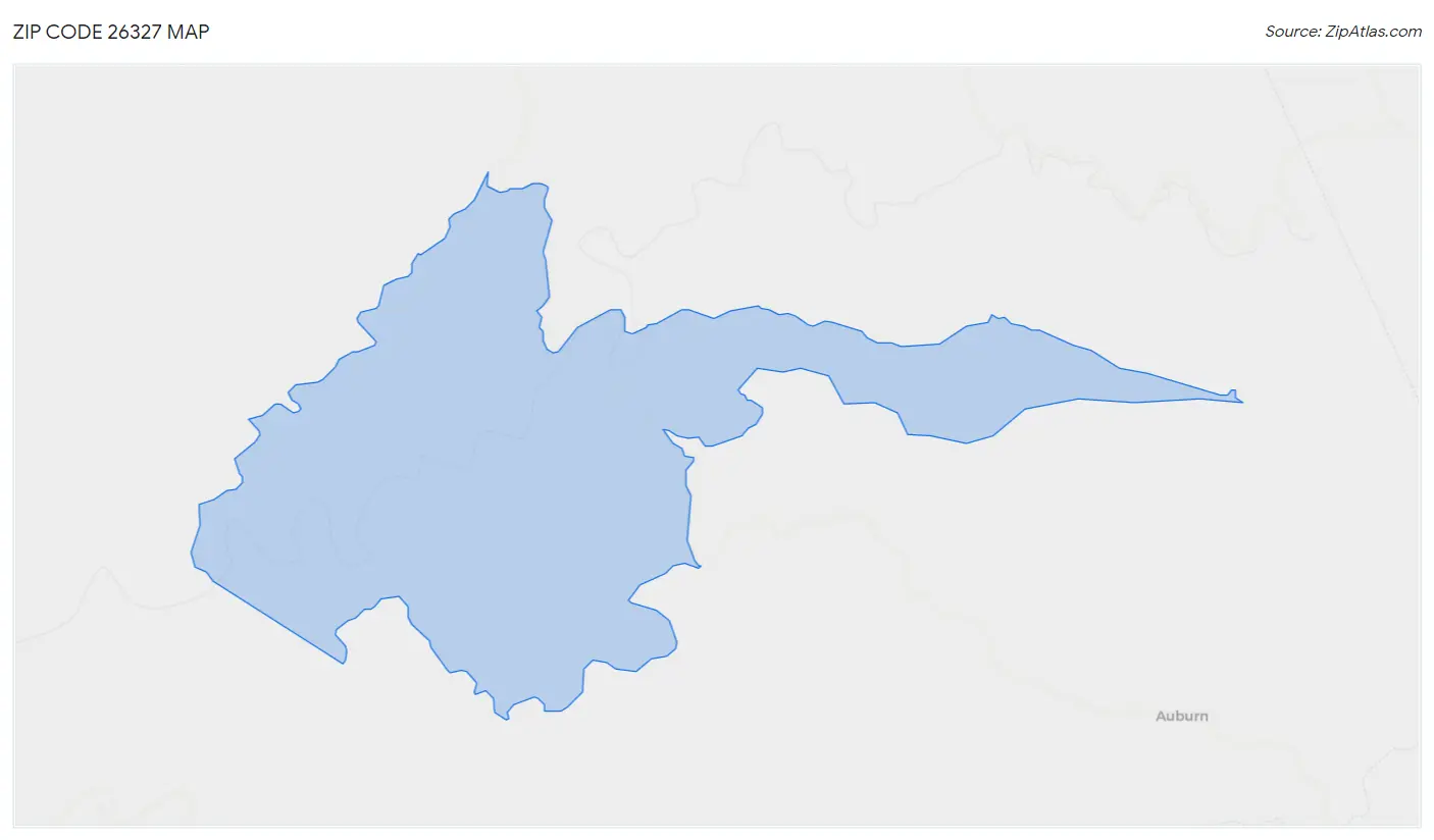 Zip Code 26327 Map