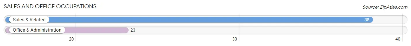 Sales and Office Occupations in Zip Code 26410