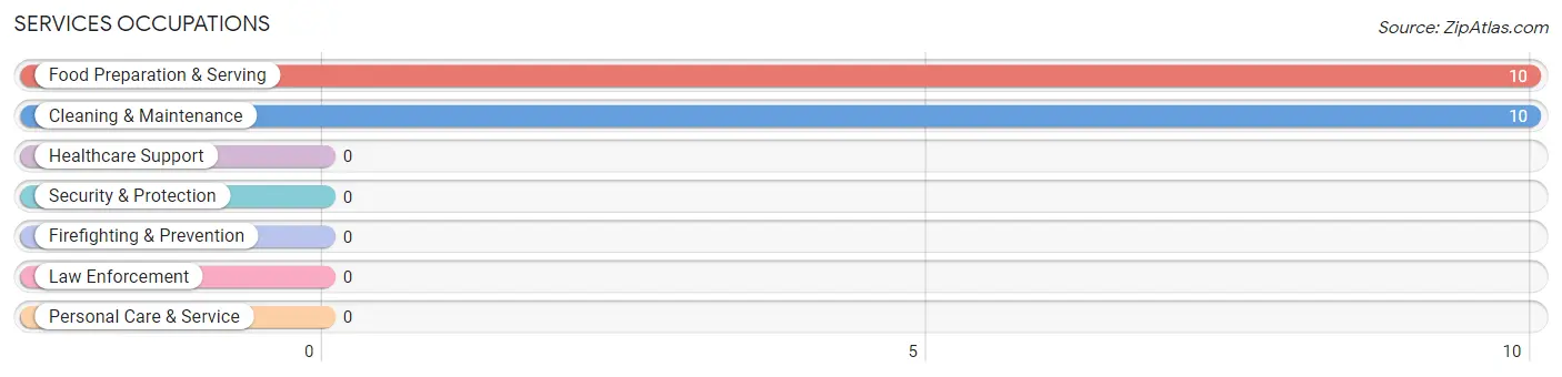 Services Occupations in Zip Code 26412