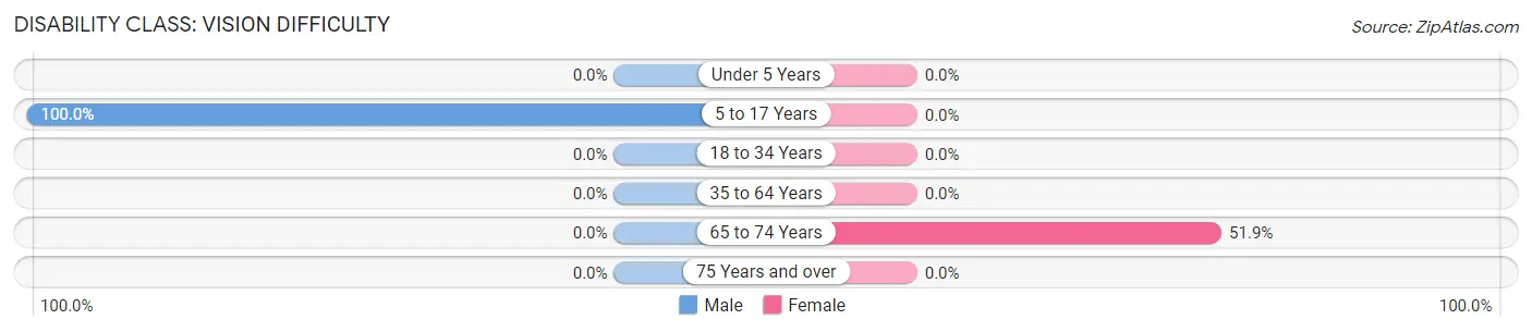 Disability in Zip Code 26817: <span>Vision Difficulty</span>