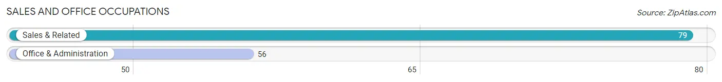 Sales and Office Occupations in Zip Code 26845