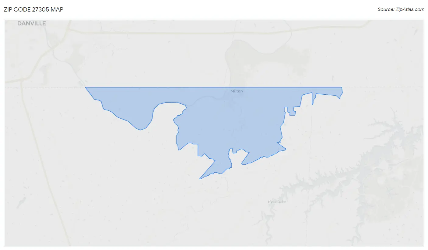 Zip Code 27305 Map