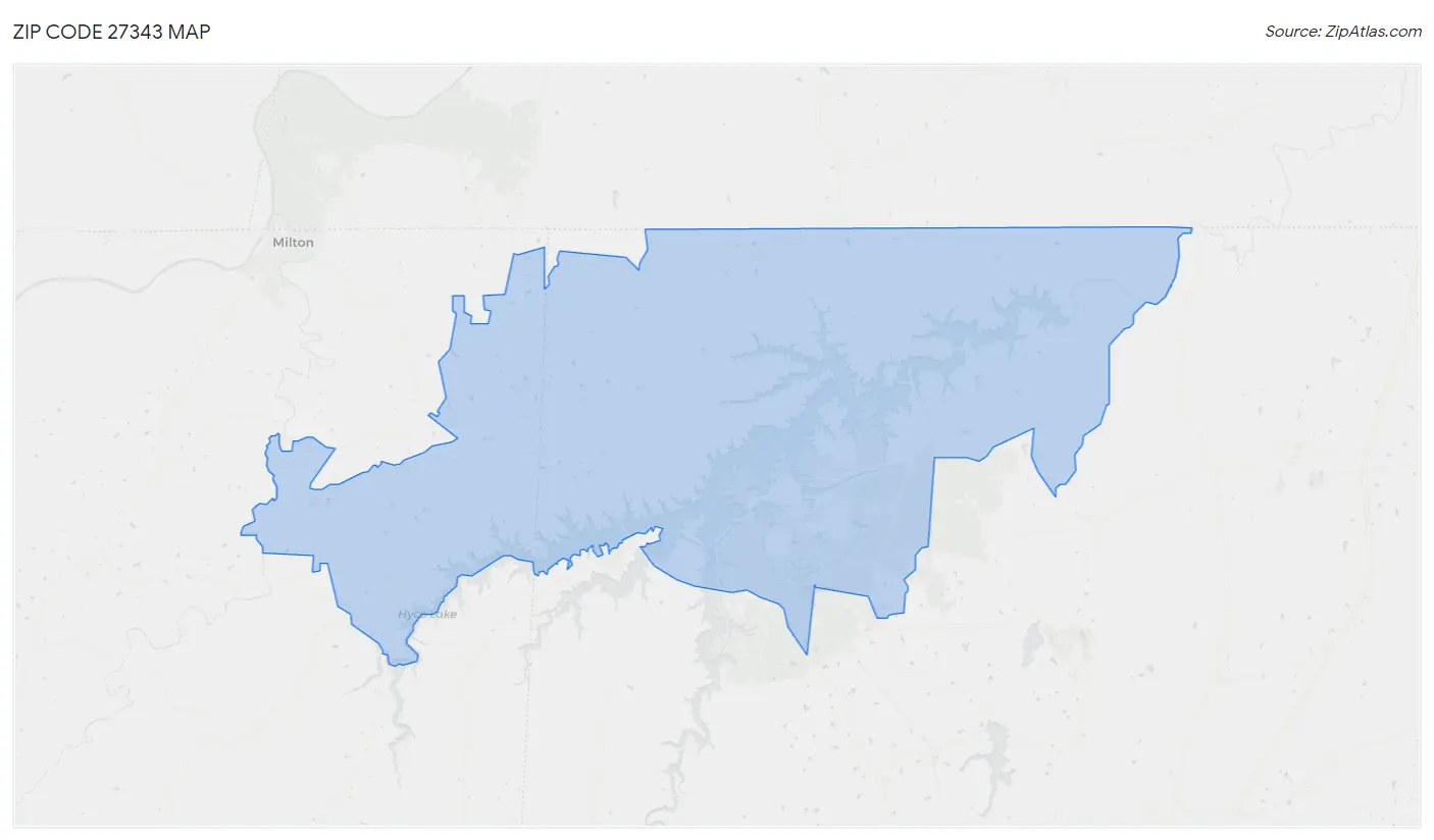 Zip Code 27343 Map