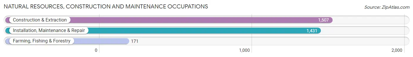 Natural Resources, Construction and Maintenance Occupations in Zip Code 27406