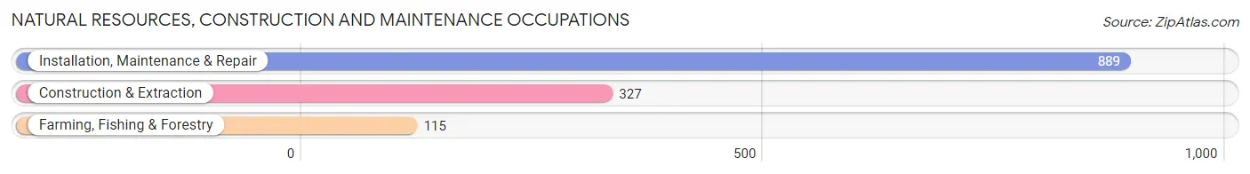 Natural Resources, Construction and Maintenance Occupations in Zip Code 27410