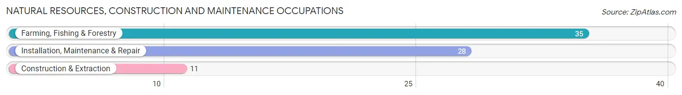 Natural Resources, Construction and Maintenance Occupations in Zip Code 27842