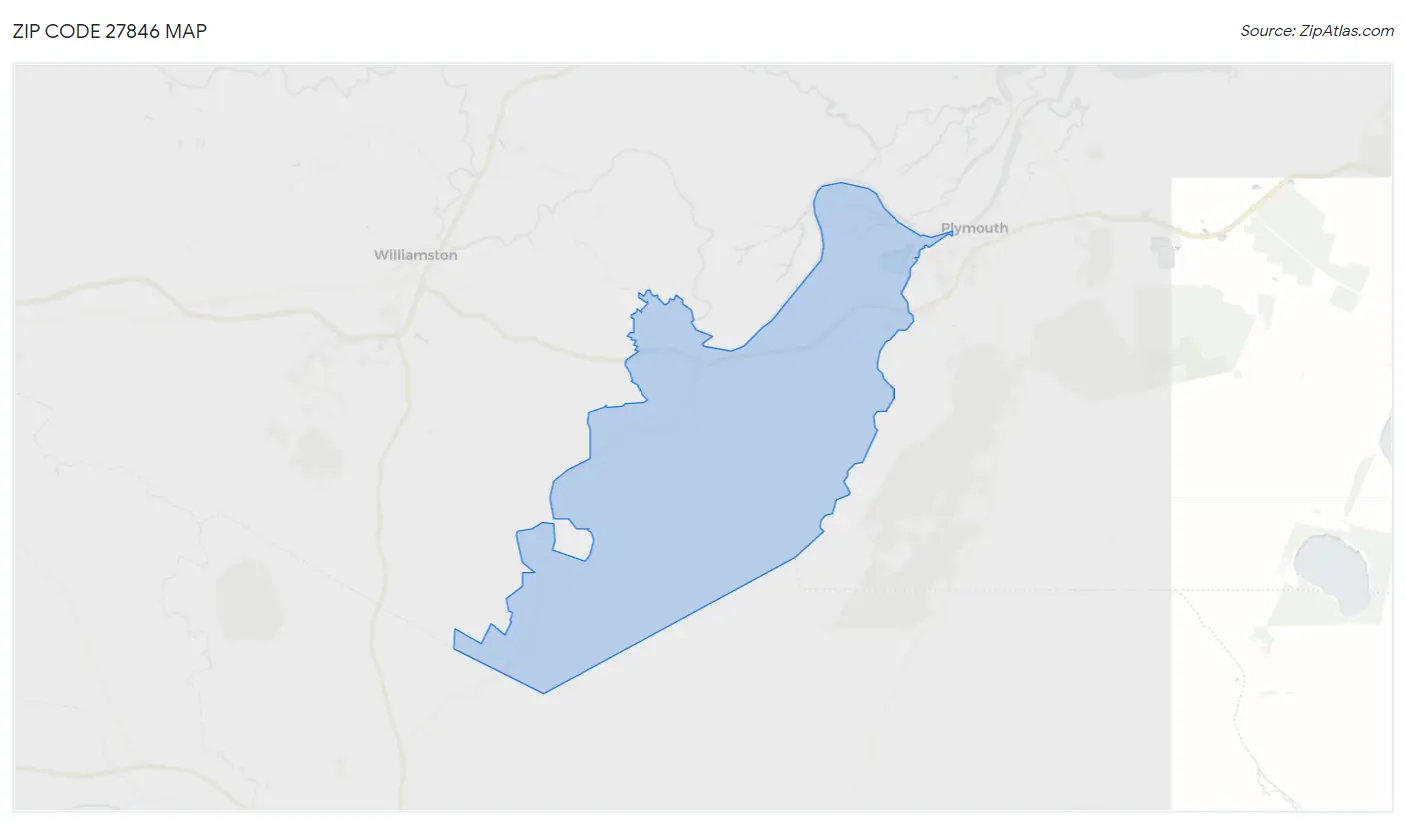 Zip Code 27846 Map