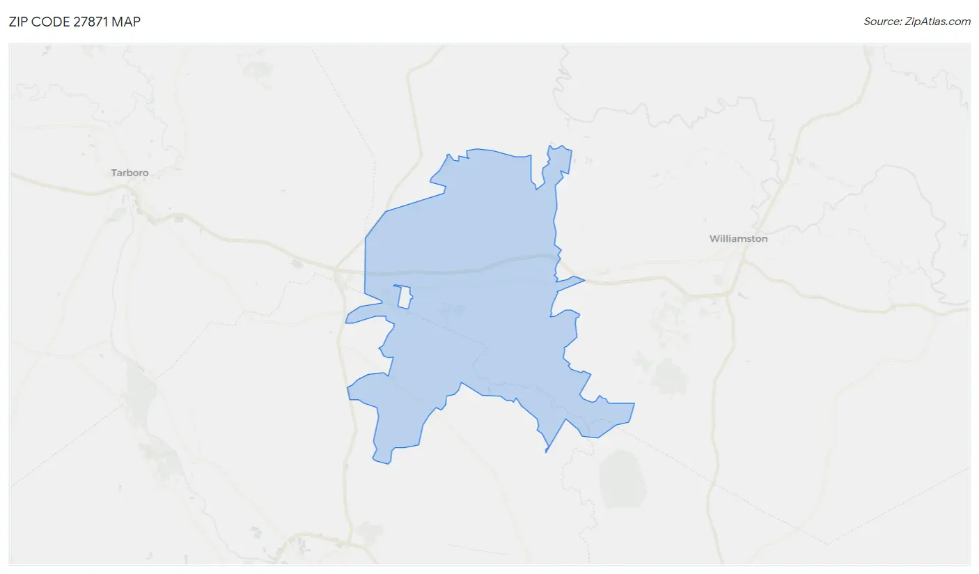 Zip Code 27871 Map