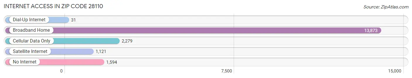 Internet Access in Zip Code 28110