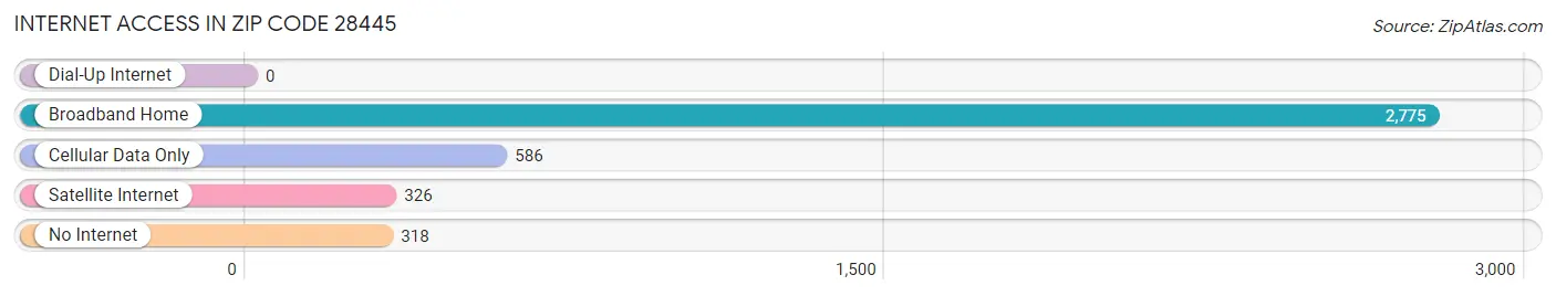 Internet Access in Zip Code 28445