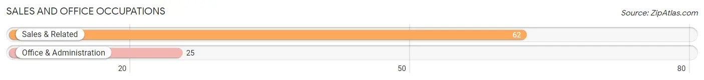 Sales and Office Occupations in Zip Code 28531