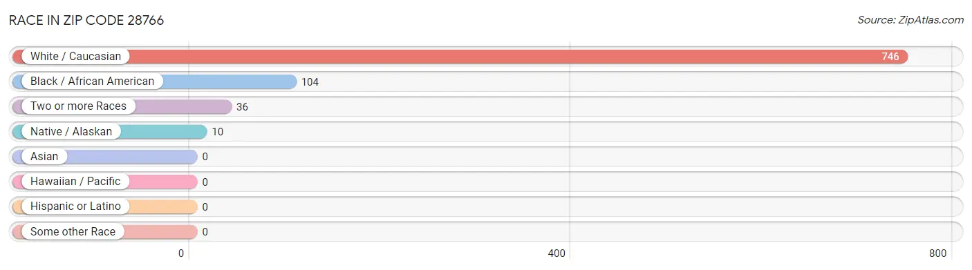 Race in Zip Code 28766