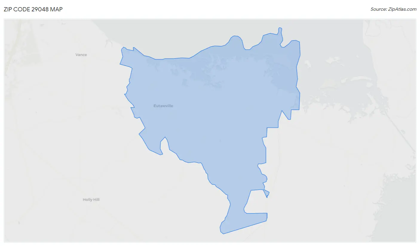 Zip Code 29048 Map