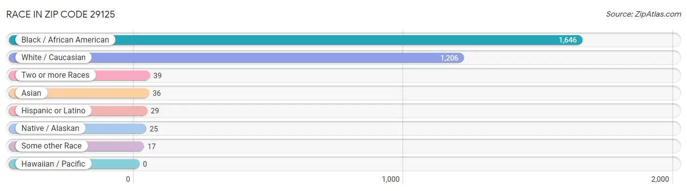 Race in Zip Code 29125