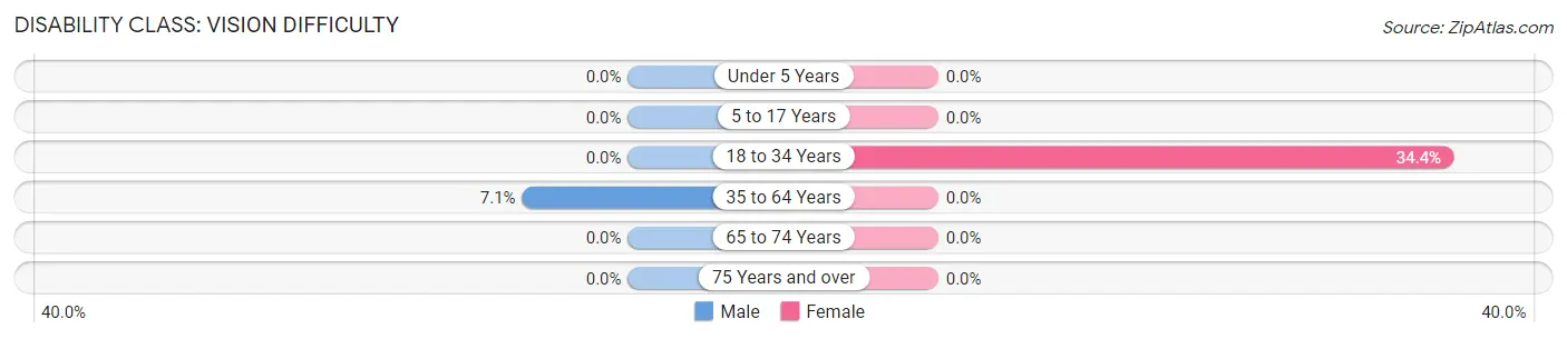 Disability in Zip Code 29152: <span>Vision Difficulty</span>