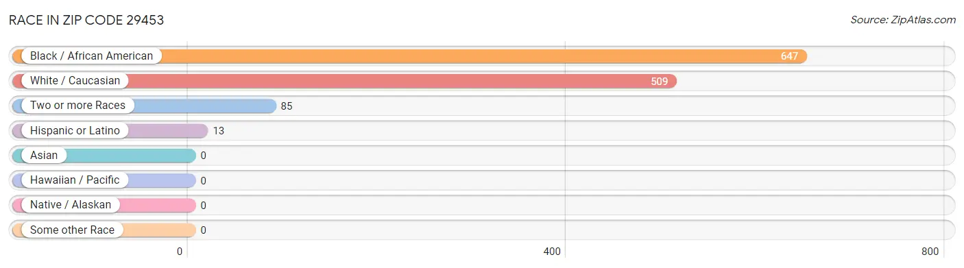 Race in Zip Code 29453