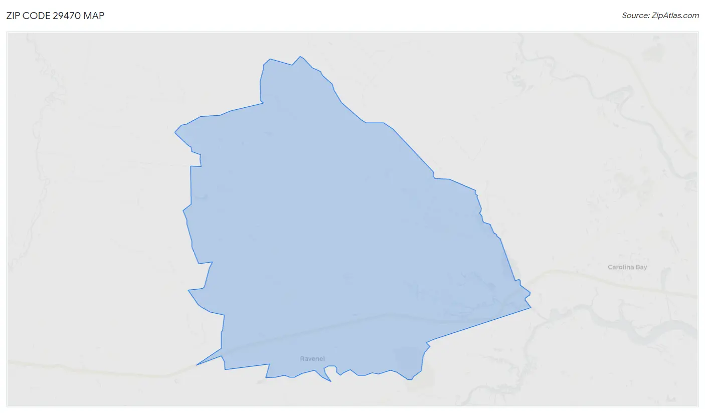 Zip Code 29470 Map