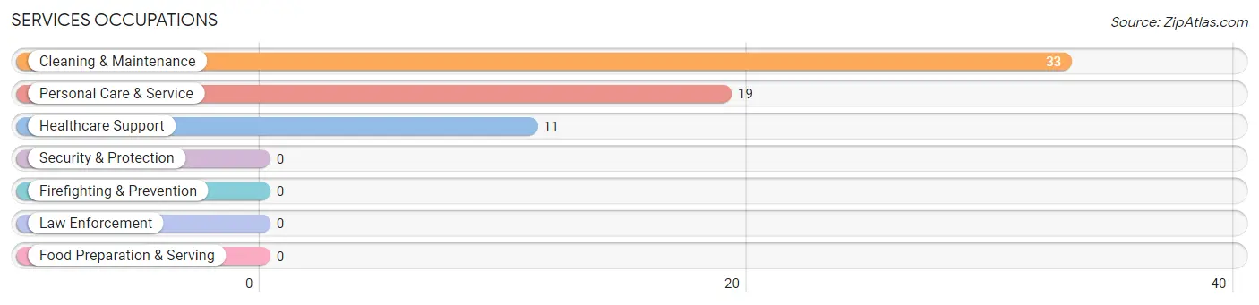 Services Occupations in Zip Code 29474