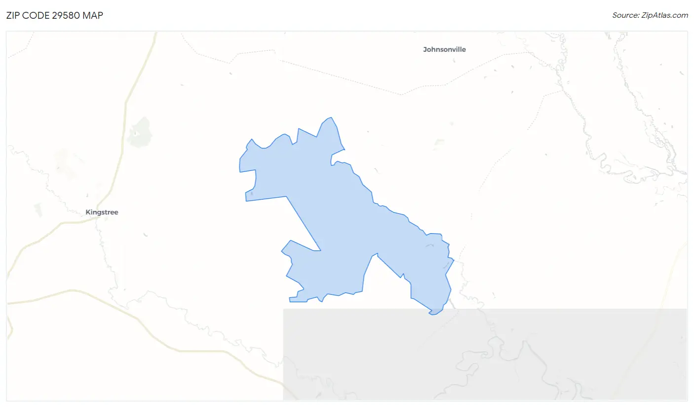 Zip Code 29580 Map