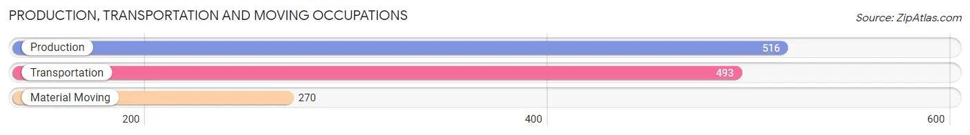 Production, Transportation and Moving Occupations in Zip Code 29707